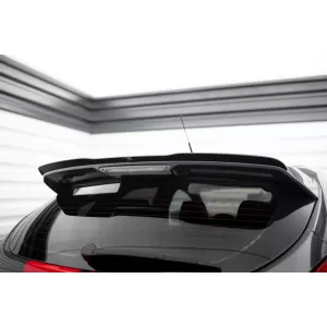 Maxton Design Spoiler-Set geeignet für Seitenschweller, Front-, Heckstoßstange und Kofferraum des Ford Focus ST 2015-2018, Gloss Black-image-6350105