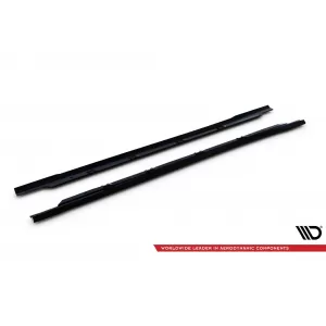 Maxton Design Spoilerset geeignet für Seitenschweller, Front-, Heckstoßstange und Kofferraum des Ford Focus Vignale Estate 2018-2021, Glänzend Schwarz-image-6350112
