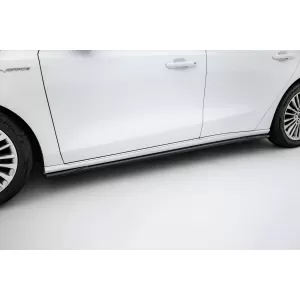 Maxton Design Spoilerset geeignet für Seitenschweller, Front-, Heckstoßstange und Kofferraum des Ford Focus Vignale Estate 2018-2021, Glänzend Schwarz-image-6350124
