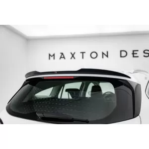 Maxton Design Spoilerset geeignet für Seitenschweller, Front-, Heckstoßstange und Kofferraum des Ford Focus Vignale Estate 2018-2021, Glänzend Schwarz-image-6350131