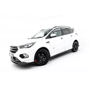 Maxton Design Spoiler-Set geeignet für Seitenschweller, Front-, Heckstoßstange und Kofferraum des Ford Kuga ST-Line 2016-2019, Gloss Black-image-6350137