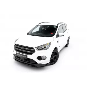 Maxton Design Spoiler-Set geeignet für Seitenschweller, Front-, Heckstoßstange und Kofferraum des Ford Kuga ST-Line 2016-2019, Gloss Black-image-6350138