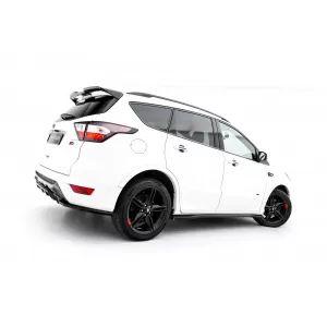 Maxton Design Spoiler-Set geeignet für Seitenschweller, Front-, Heckstoßstange und Kofferraum des Ford Kuga ST-Line 2016-2019, Gloss Black-image-6350142