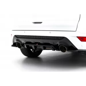 Maxton Design Spoiler-Set geeignet für Seitenschweller, Front-, Heckstoßstange und Kofferraum des Ford Kuga ST-Line 2016-2019, Gloss Black-image-6350155