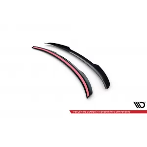 Maxton Design spoiler set suitable for side skirts, front, rear bumper and trunk of Ford Mondeo Sport 2019-2022, Ford Fusion Sport 2019-2020, Gloss Black