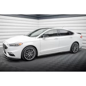 Maxton Design spoiler set suitable for side skirts, front, rear bumper and trunk of Ford Mondeo Sport 2019-2022, Ford Fusion Sport 2019-2020, Gloss Black