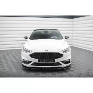 Maxton Design spoiler set suitable for side skirts, front, rear bumper and trunk of Ford Mondeo Sport 2019-2022, Ford Fusion Sport 2019-2020, Gloss Black