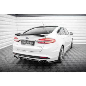 Maxton Design spoiler set suitable for side skirts, front, rear bumper and trunk of Ford Mondeo Sport 2019-2022, Ford Fusion Sport 2019-2020, Gloss Black