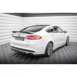 Maxton Design spoiler set suitable for side skirts, front, rear bumper and trunk of Ford Mondeo Sport 2019-2022, Ford Fusion Sport 2019-2020, Gloss Black