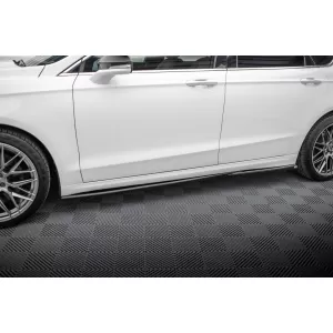 Maxton Design spoiler set suitable for side skirts, front, rear bumper and trunk of Ford Mondeo Sport 2019-2022, Ford Fusion Sport 2019-2020, Gloss Black
