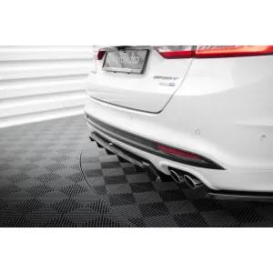 Maxton Design spoiler set suitable for side skirts, front, rear bumper and trunk of Ford Mondeo Sport 2019-2022, Ford Fusion Sport 2019-2020, Gloss Black
