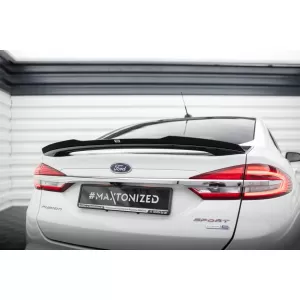 Maxton Design spoiler set suitable for side skirts, front, rear bumper and trunk of Ford Mondeo Sport 2019-2022, Ford Fusion Sport 2019-2020, Gloss Black