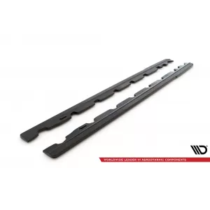 Maxton Design Spoilerset geeignet für Seitenschweller, Frontstoßstange, Heckstoßstange und Kofferraum des Ford Mustang 2009-2014, Glänzend Schwarz-image-6350190