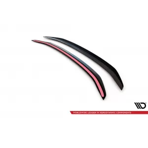 Maxton Design Spoilerset geeignet für Seitenschweller, Frontstoßstange, Heckstoßstange und Kofferraum des Ford Mustang 2009-2014, Glänzend Schwarz-image-6350195
