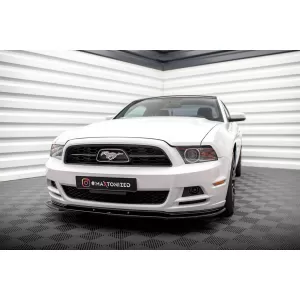 Maxton Design Spoilerset geeignet für Seitenschweller, Frontstoßstange, Heckstoßstange und Kofferraum des Ford Mustang 2009-2014, Glänzend Schwarz-image-6350198