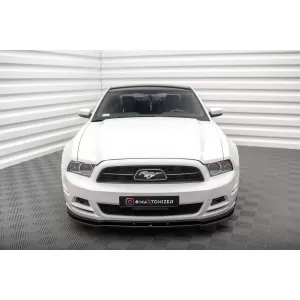 Maxton Design Spoilerset geeignet für Seitenschweller, Frontstoßstange, Heckstoßstange und Kofferraum des Ford Mustang 2009-2014, Glänzend Schwarz-image-6350199