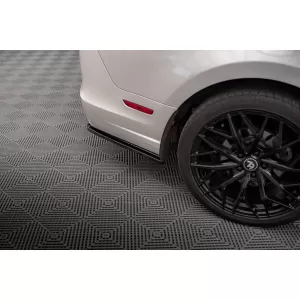 Maxton Design Spoilerset geeignet für Seitenschweller, Frontstoßstange, Heckstoßstange und Kofferraum des Ford Mustang 2009-2014, Glänzend Schwarz-image-6350209