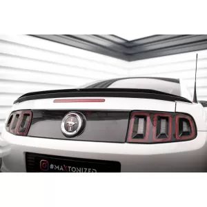 Maxton Design Spoilerset geeignet für Seitenschweller, Frontstoßstange, Heckstoßstange und Kofferraum des Ford Mustang 2009-2014, Glänzend Schwarz-image-6350210
