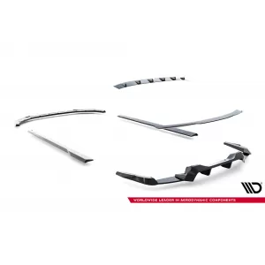 Maxton Design Spoilerset geeignet für Seitenschweller, Front-, Heckstoßstange und Kofferraum des Ford Mustang Dark Horse nach 2024, Glänzend Schwarz-image-6350215