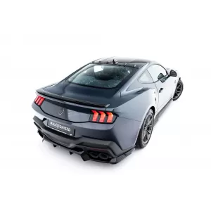 Maxton Design Spoilerset geeignet für Seitenschweller, Front-, Heckstoßstange und Kofferraum des Ford Mustang Dark Horse nach 2024, Glänzend Schwarz-image-6350221