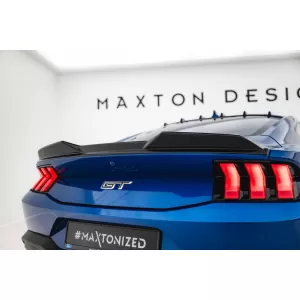 Maxton Design Spoilerset geeignet für Seitenschweller, Front-, Heckstoßstange und Kofferraum des Ford Mustang GT nach 2023, Glänzend Schwarz-image-6350251