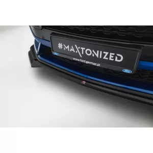 Maxton Design Spoilerset geeignet für Seitenschweller, Front-, Heckstoßstange und Kofferraum des Ford Mustang GT nach 2023, Glänzend Schwarz-image-6350252