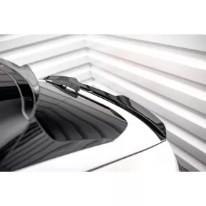 Maxton Design Spoilerset geeignet für Seitenschweller, Frontstoßstange, Heckstoßstange und Kofferraum des Ford Mustang Mach-E nach 2020, Glänzend Schwarz-image-6350281