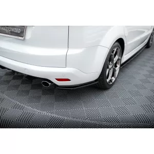 Maxton Design spoiler set suitable for side skirts, front, rear bumper and trunk of Ford S-Max Titanium 2010-2014, Gloss Black