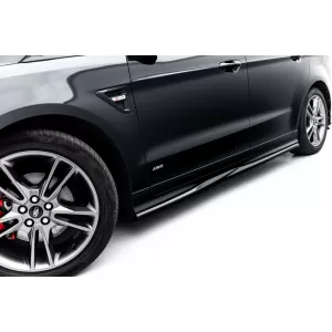 Maxton Design spoiler set suitable for side skirts, front, rear bumper and trunk of Ford S-Max ST-Line after 2023, Gloss Black