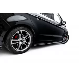 Maxton Design spoiler set suitable for side skirts, front, rear bumper and trunk of Ford S-Max ST-Line after 2023, Gloss Black