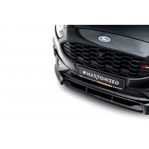 Maxton Design spoiler set suitable for side skirts, front, rear bumper and trunk of Ford S-Max ST-Line after 2023, Gloss Black