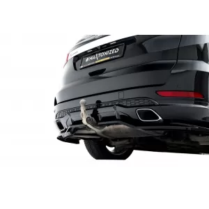 Maxton Design spoiler set suitable for side skirts, front, rear bumper and trunk of Ford S-Max ST-Line after 2023, Gloss Black