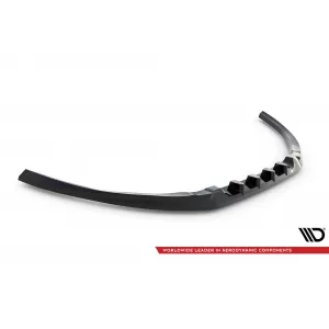 Maxton Design spoiler set suitable for side skirts, front, rear bumper and trunk of Ford S-Max ST-Line 2014-2019, Gloss Black