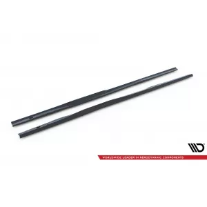 Maxton Design spoiler set suitable for side skirts, front, rear bumper and trunk of Ford S-Max ST-Line 2014-2019, Gloss Black