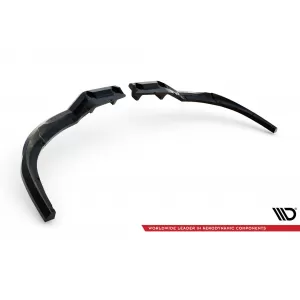 Maxton Design spoiler set suitable for side skirts, front, rear bumper and trunk of Ford S-Max ST-Line 2014-2019, Gloss Black