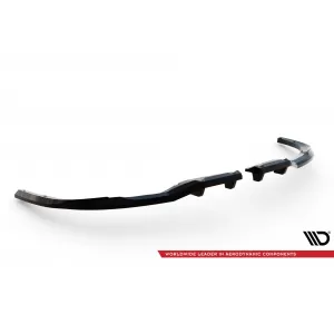 Maxton Design spoiler set suitable for side skirts, front, rear bumper and trunk of Ford S-Max ST-Line 2014-2019, Gloss Black