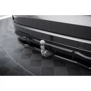 Maxton Design spoiler set suitable for side skirts, front, rear bumper and trunk of Ford S-Max ST-Line 2014-2019, Gloss Black