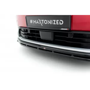 Maxton Design spoiler set suitable for side skirts, front, rear bumper and roof of Ford Tourneo Courier after 2023, Gloss Black