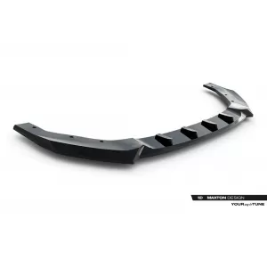 Front Bumper Spoiler Maxton Design suitable for Ford Transit Custom MSRT after 2023, Gloss Black-image-6350371