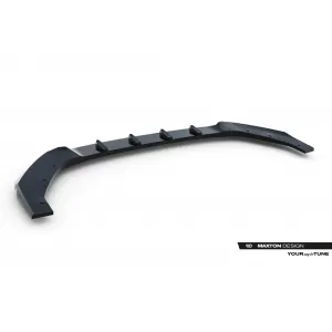 Front Bumper Spoiler Maxton Design suitable for Ford Transit Custom MSRT after 2023, Gloss Black-image-6350372