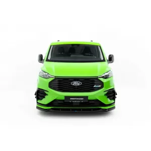 Front Bumper Spoiler Maxton Design suitable for Ford Transit Custom MSRT after 2023, Gloss Black-image-6350373