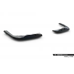 Rear Bumper Side Addons Maxton Design suitable for Ford Transit Custom MSRT after 2023, Gloss Black