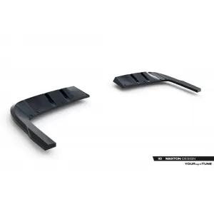 Rear Bumper Side Addons Maxton Design suitable for Ford Transit Custom MSRT after 2023, Gloss Black