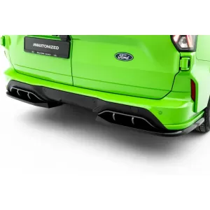 Rear Bumper Side Addons Maxton Design suitable for Ford Transit Custom MSRT after 2023, Gloss Black