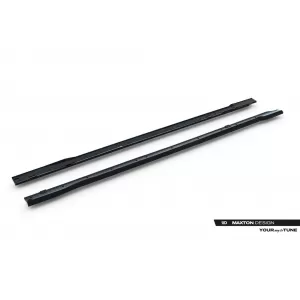 Skirts Addons Maxton Design suitable for Ford Transit Custom MSRT after 2023, Gloss Black-image-6350387