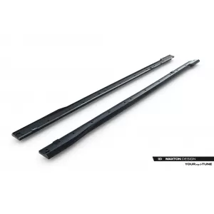 Skirts Addons Maxton Design suitable for Ford Transit Custom MSRT after 2023, Gloss Black-image-6350388