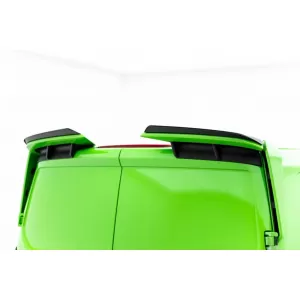 Maxton Design spoiler set suitable for side skirts, front, rear bumper and trunk of Ford Transit Custom after 2023, Gloss Black