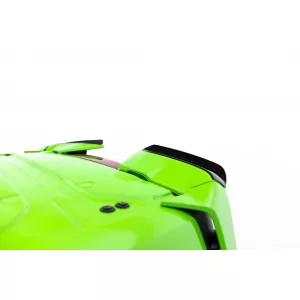 Maxton Design spoiler set suitable for side skirts, front, rear bumper and trunk of Ford Transit Custom after 2023, Gloss Black