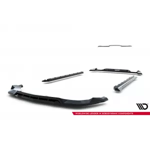 Maxton Design spoiler set suitable for side skirts, front, rear bumper and trunk of Forthing T-Five after 2023, Gloss Black