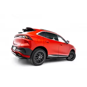 Maxton Design spoiler set suitable for side skirts, front, rear bumper and trunk of Forthing T-Five after 2023, Gloss Black